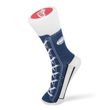 Load image into Gallery viewer, Tobar Silly Sneaker Trainer/Joke Style Socks Size 5-11, SNEAKER SOCKS NAVY BLUE