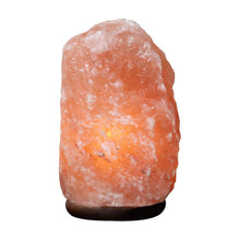 Load image into Gallery viewer, Haven Himalayan Crystal Handcrafted Salt Lamp Wooden Base, Extra Extra Large