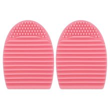 Load image into Gallery viewer, 2x Envie Silicone Egg Sponge Scrubber Make-Up Brush Cleaner - Pink