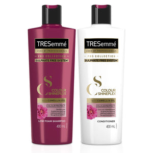 1 of Each 400ml Tresemme Pro Collection Colour Shineplex Sulphate Free Shmp&Cond