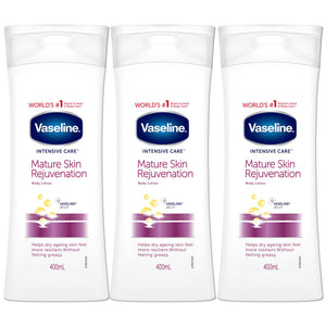 Vaseline Intensive Care Body Lotion, 3 Pack, 400ml