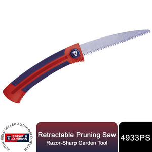 Spear & Jackson Retractable Pruning Saw, Razorsharp Garden Tool