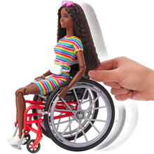 Load image into Gallery viewer, Barbie Doll #166 with Wheelchair and Ramp