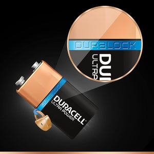 Duracell Ultra Power Alkaline MX1604 B1 Ultra Power 9V - One Pack