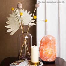 Load image into Gallery viewer, Haven Himalayan Crystal Handcrafted Salt Lamp Wooden Base, Extra Extra Large