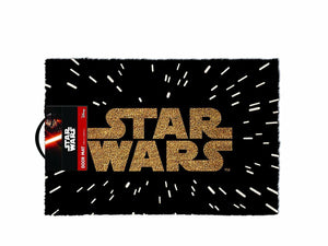 Star Wars Logo Doormat, Multi-Colour, 40x60cm Hard Wearing Made from Thick Coir