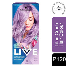 Load image into Gallery viewer, Schwarzkopf Live Ultra Brights Semi-Permanent Hair Dye, P120 Lilac Crush