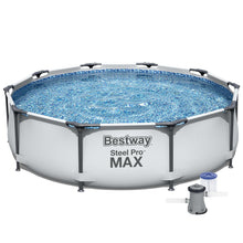 Load image into Gallery viewer, Bestway  Steel Pro Max Round Swimming pool Set, 10&#39; x 30&quot;/3.05m x 76cm