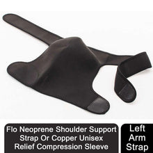 Load image into Gallery viewer, Flo Neoprene Shoulder Support Strap, Left Arm