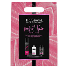 Load image into Gallery viewer, TRESemme Perfect Hair Shampoo, Conditioner, Spray Gift Set for Her w/ Hairbrush