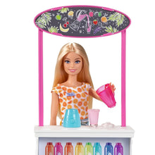 Load image into Gallery viewer, Barbie Smoothie Bar Playset with Blonde Barbie Doll