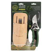 Load image into Gallery viewer, Spear &amp; Jackson Gift Set, Secateurs &amp; Leather Holster, Kew Gardens Tool Range