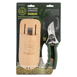 Spear & Jackson Gift Set, Secateurs & Leather Holster, Kew Gardens Tool Range