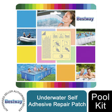 Load image into Gallery viewer, Bestway 2.5&quot; x 2.5&quot;/6.5cm x 6.5cm Self Adhesive Underwater Adhesive Repair Patch