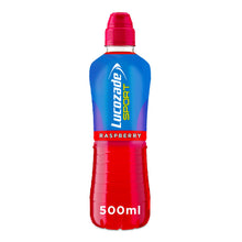 Load image into Gallery viewer, Lucozade Sport Raspberry Isotonic Body Fuel Drink 500ml, 12 Pack