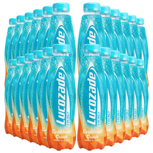 Lucozade Energy Caribbean Crush Sparkling Drink Powered By Glucose, 24x380ml