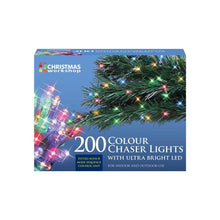 Load image into Gallery viewer, Christmas Lights 200 LED String Chaser Lights Choice Of Colours