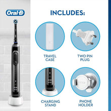 Load image into Gallery viewer, Oral-B Genius 8000 Electric Toothbrush with RepalcementHeads &amp; Tavel Case, Black