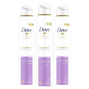 3xof200ml Dove Advanced Care Anti-Perspirant Deodorant, Choose Your Fragrance