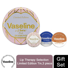 Load image into Gallery viewer, Vaseline Limited Edition Pink Diamond Lip Therapy Selection Gift Tin For Her