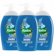 Load image into Gallery viewer, Radox Shower Gel, Pack of Three, 1 L