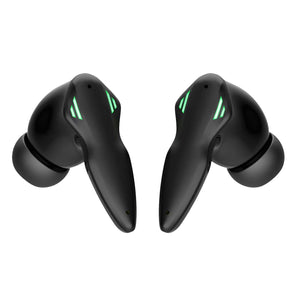 Vybe Best for Gaming TWS Earbuds with Low Latency & Up to 6H of Playback - Black