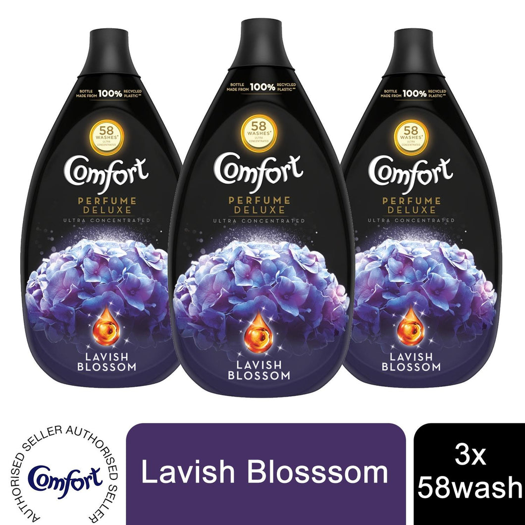 Comfort Fabric Conditioner Lavish Blossom 58W 870 ml- Pack of 3