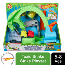 Load image into Gallery viewer, Hot Wheels Toxic Snake Strike Playset