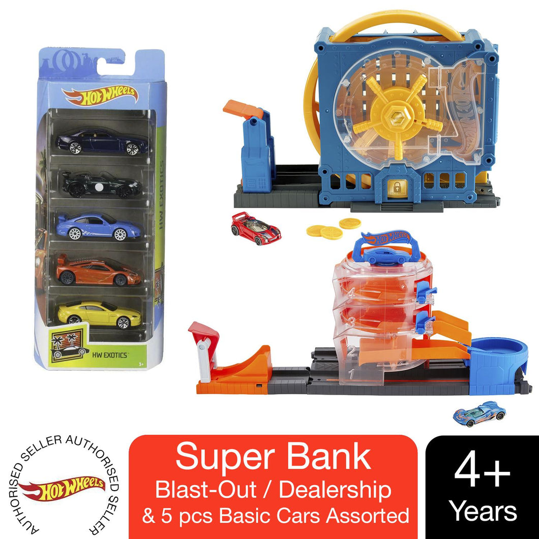 Hot Wheels City Super Bank Blast-Out 