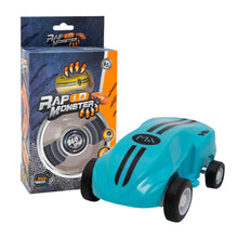 Load image into Gallery viewer, Doodle Mini Car Spinner with Flashing Lights, Blue