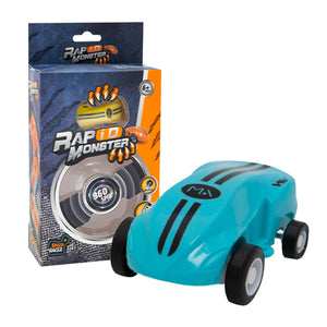 Doodle Mini Car Spinner with Flashing Lights, Blue