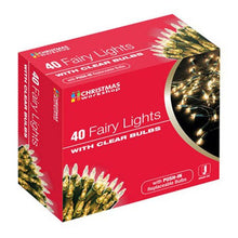 Load image into Gallery viewer, 40 Shade-less Fairy Lights Clear Christmas Tree Lights Xmas Party Decoration