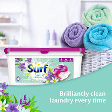 Load image into Gallery viewer, 96W(32Wx3) Surf 3in1 Laundry Capsules With 85W Comfort Pure Fabric Conditioner
