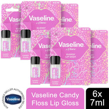 Load image into Gallery viewer, 6x of 7ml, Vaseline Glossy Lip Shot Dani Dyer Non-Sticky Candy Floss Lip Gloss