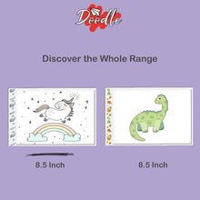 Load image into Gallery viewer, Doodle A4 Ultra-Thin Portable LED Tracing Pad with USB Cable, Dinosaur or Unicorn