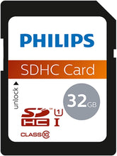 Load image into Gallery viewer, Philips SDHC 32 GB Class 10 Ultra High Speed Memory Card