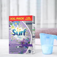 Load image into Gallery viewer, Surf Professional Lavender &amp; Spring Jasmin Washing Powder 130 Washes, 8.4kg