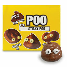 Load image into Gallery viewer, KandyToys Sticky Stretch Poo Stress Ball Squishy Kids Party Bag Filler Prank Toy