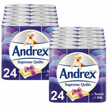 Load image into Gallery viewer, Andrex Toilet Roll Skin Kind, Gentle Clean, Classic or Supreme Quilts, 48 Rolls