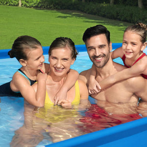 Bestway Steel Pro Rectangular Family Swimming Pool 400 x 211 x 81 cm, Blue