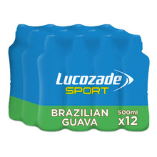 Load image into Gallery viewer, 12 Pack of Lucozade Sport Brazilian Guava Sports Drink, 500ml