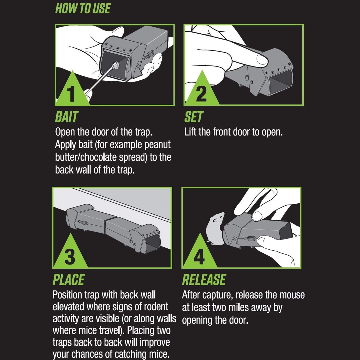 How To Use Deadfast Catch & Release Mouse Trap 