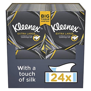 Kleenex Extra Large Man Size Compact Facial Tissues - 24 or 48 Box