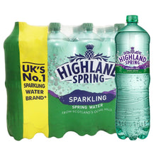 Load image into Gallery viewer, 12x1.5L Highland Spring Sparkling Spring Water from Scotland&#39;s Ochil Hills