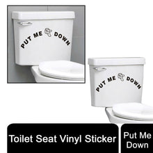 Load image into Gallery viewer, AQ Toilet Stickers - Put me Down