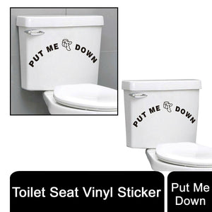 AQ Toilet Stickers - Put me Down