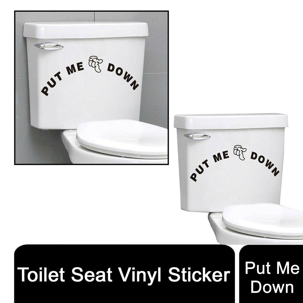 AQ Toilet Stickers - Put me Down