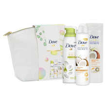 Load image into Gallery viewer, Dove Multi Branded Nourishing Secrets Relaxing Ritual Washbag Gift Set 3 piece , 1pk