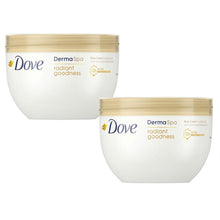 Load image into Gallery viewer, 2pk of 300ml Dove DermaSpa Goodness 3 with Omega Oil Body Cream for Dry Skin