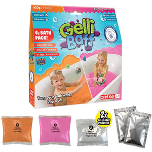 Gelli Baff 4 Use Orange & Pink Gelli- 600G